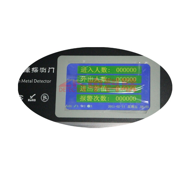液晶数字金属探测门